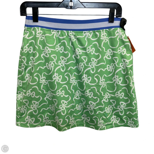 Athletic Skort By Polo Ralph Lauren In Blue & Green, Size: S