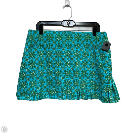Athletic Skort By Sigrid Olsen In Blue & Green, Size: Xl
