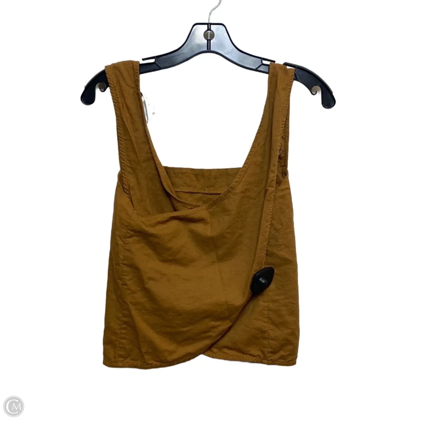 Top Sleeveless By Miou Muse In Brown, Size: M