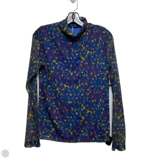 Top Long Sleeve By Anthropologie In Blue, Size: M