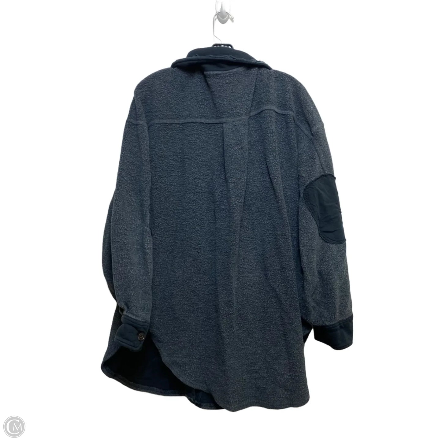 Sweatshirt Collar By Free People In Navy, Size: Xl