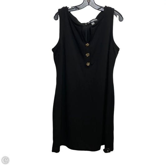 Dress Designer By Karl Lagerfeld In Black, Size: Xl