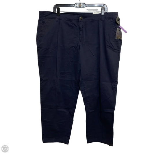 Pants Chinos & Khakis By Liz Claiborne In Navy, Size: 18