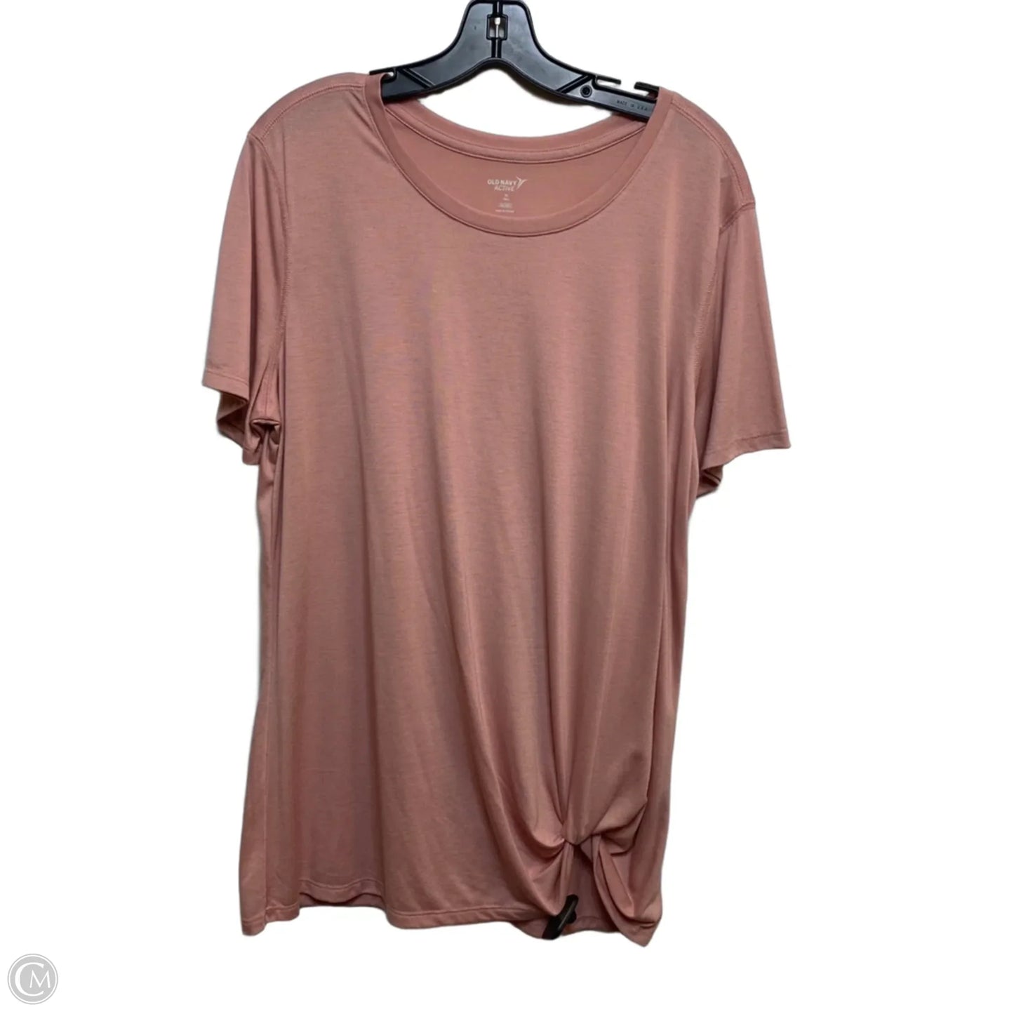 Athletic Top Short Sleeve By Old Navy In Pink, Size: Xl