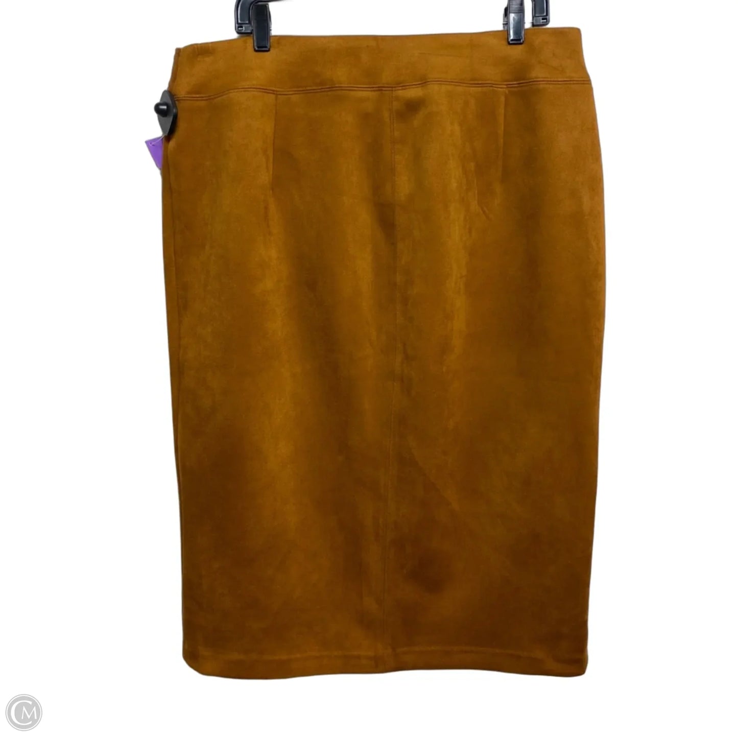Skirt Midi By Marc New York In Brown, Size: 3x