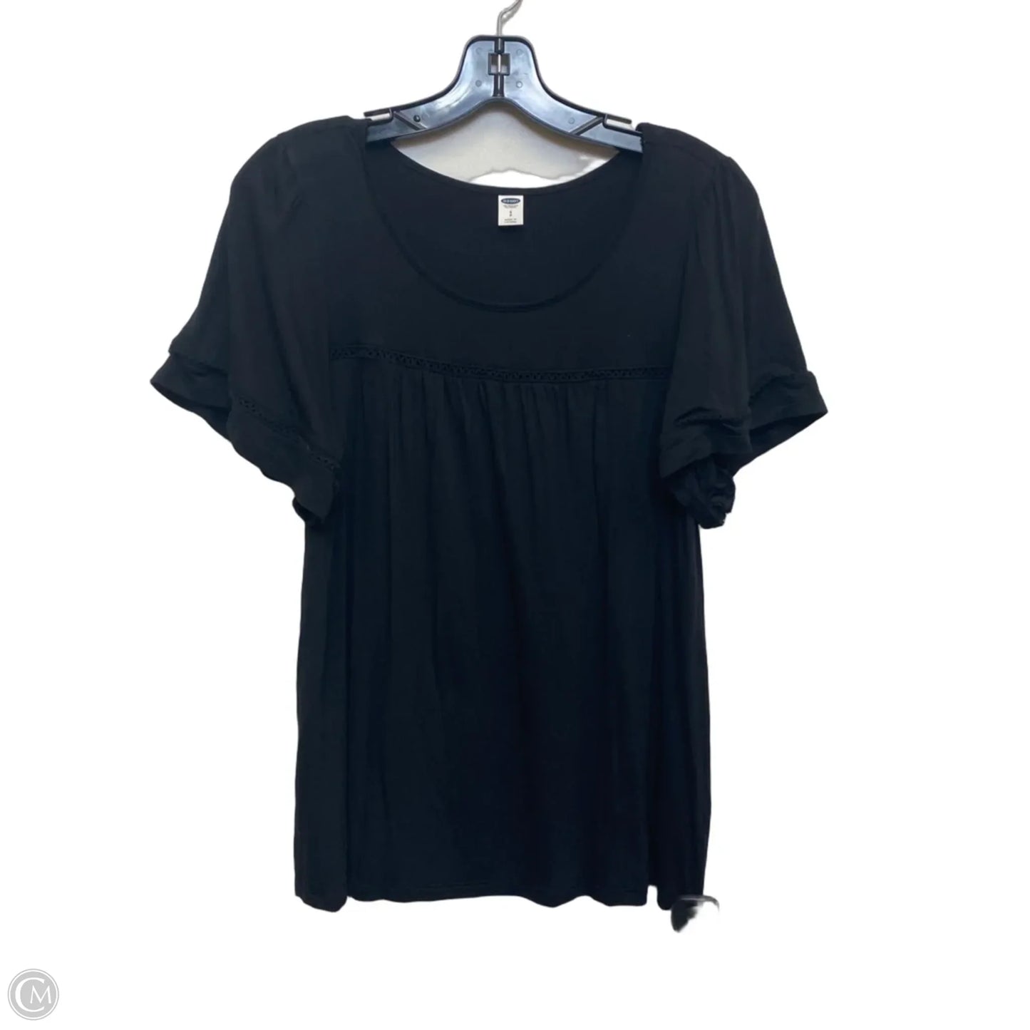 Top Short Sleeve By Old Navy In Black, Size: S