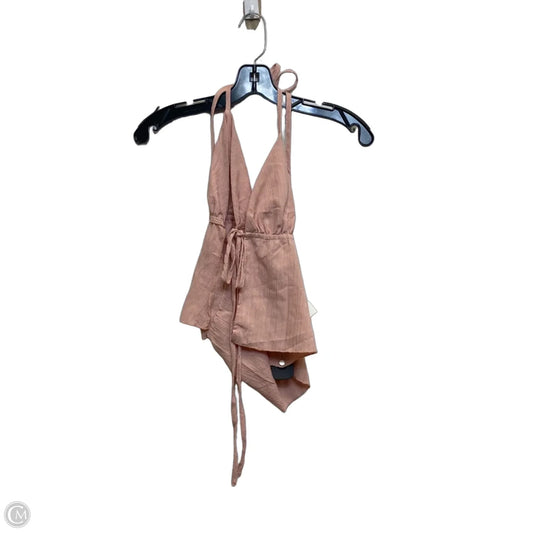 Top Sleeveless By Cmf In Pink, Size: L