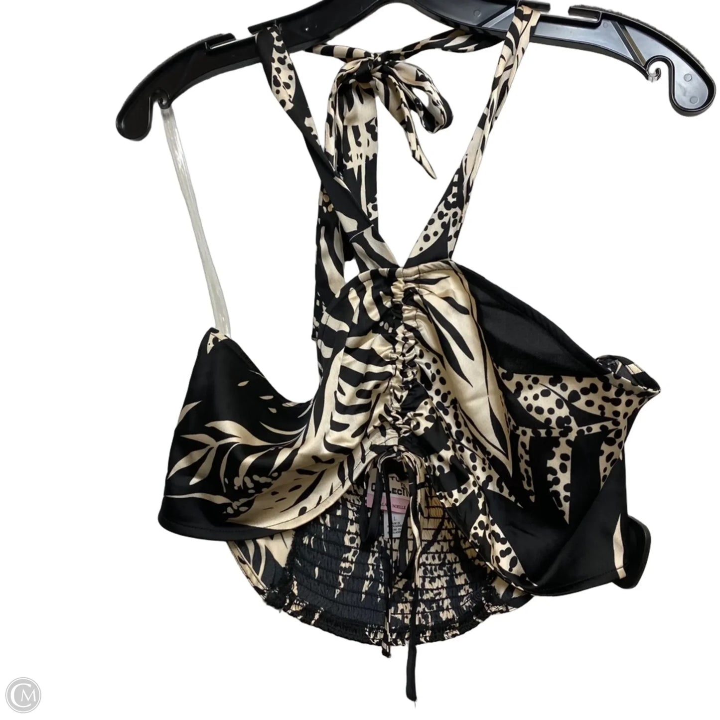 Skirt Set 2pc By Future Collective In Black & Cream, Size: L