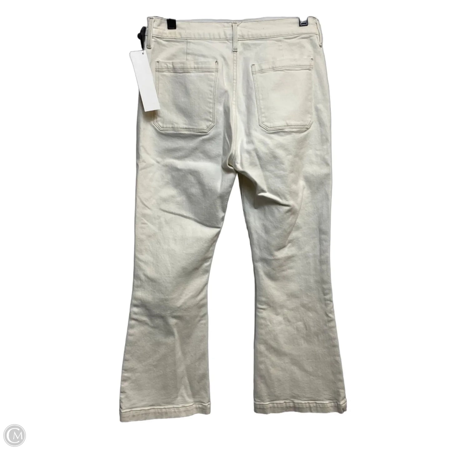 Jeans Designer By Frame In Cream Denim, Size: 6