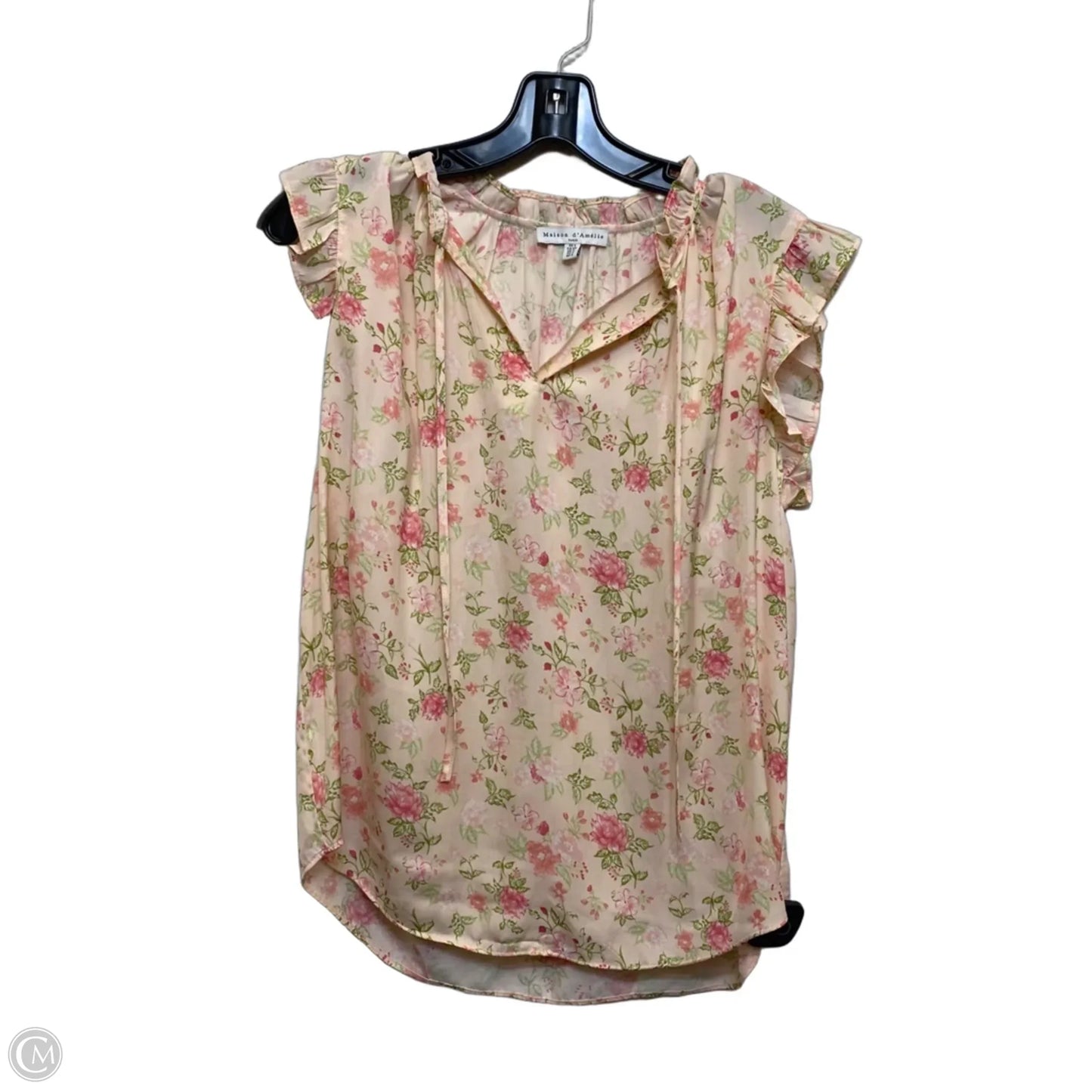 Top Sleeveless By Maison Damelie In Pink, Size: S