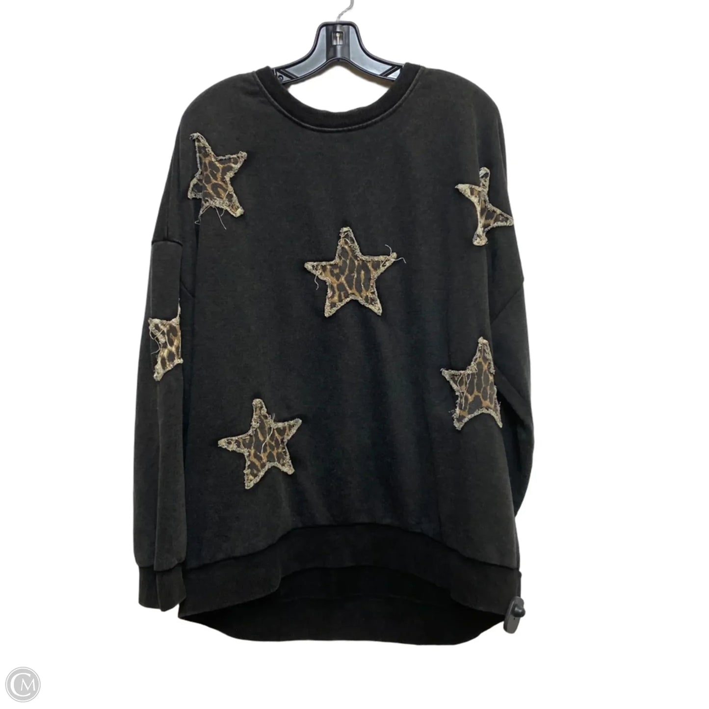 Top Long Sleeve By Oddi In Grey, Size: 2x