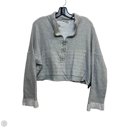Sweatshirt Collar By Bucketlist In Grey, Size: M