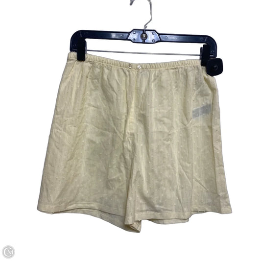 Shorts By Womens Secret In Yellow, Size: Xl