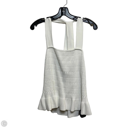 Top Sleeveless By Parker In White, Size: M