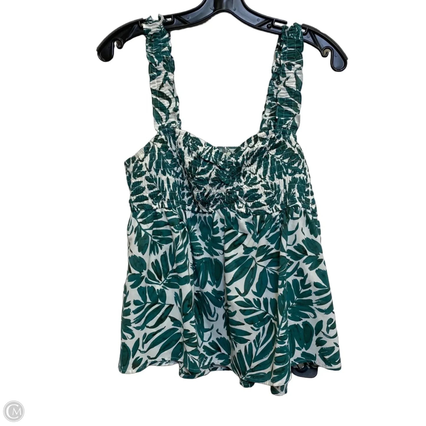 Top Sleeveless By Baevely In Green, Size: L
