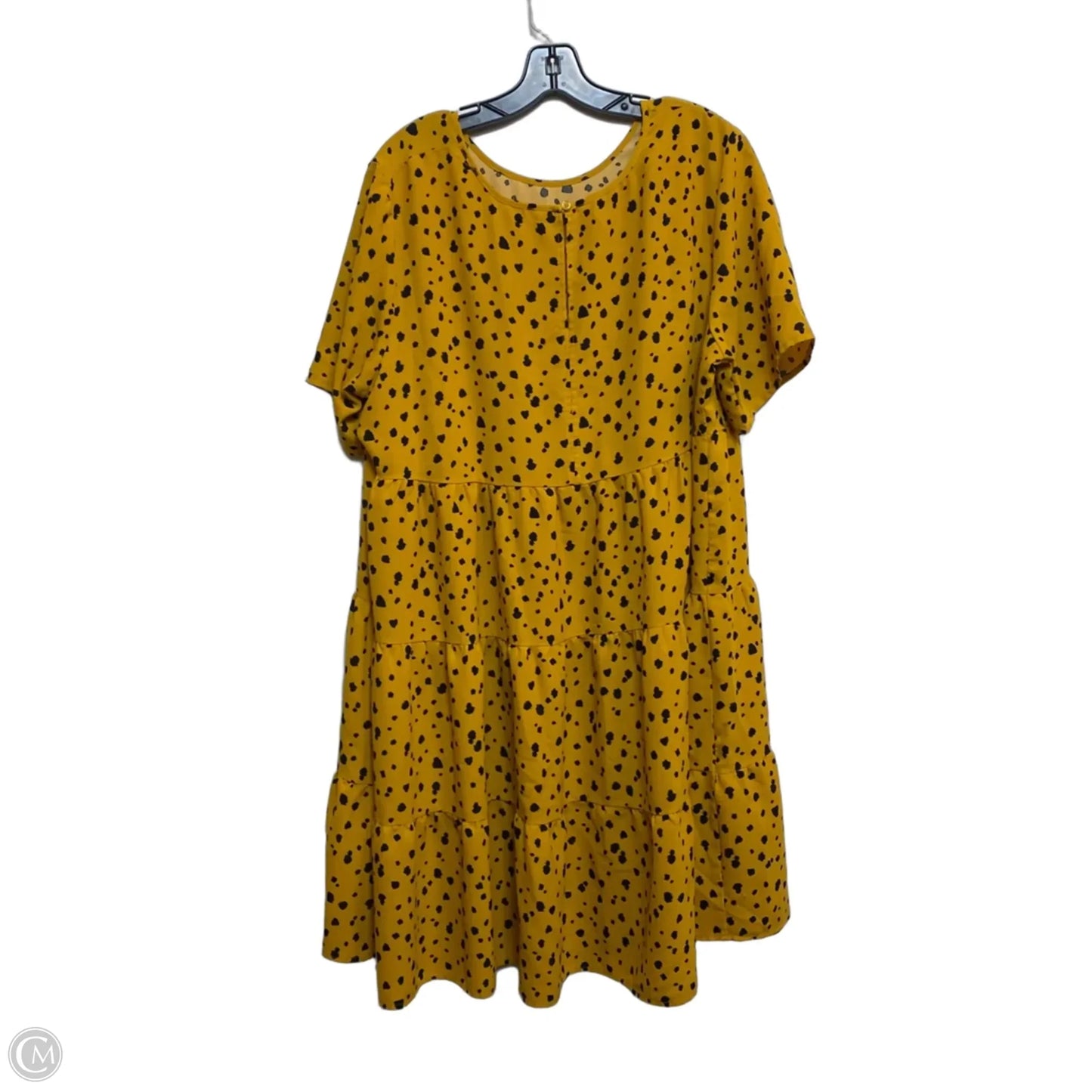 Dress Casual Short By Terra & Sky In Yellow, Size: 1x
