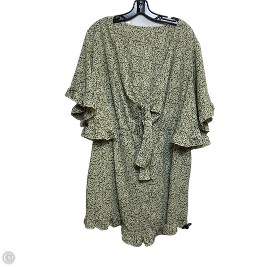 Romper By Shein In Green, Size: 3x