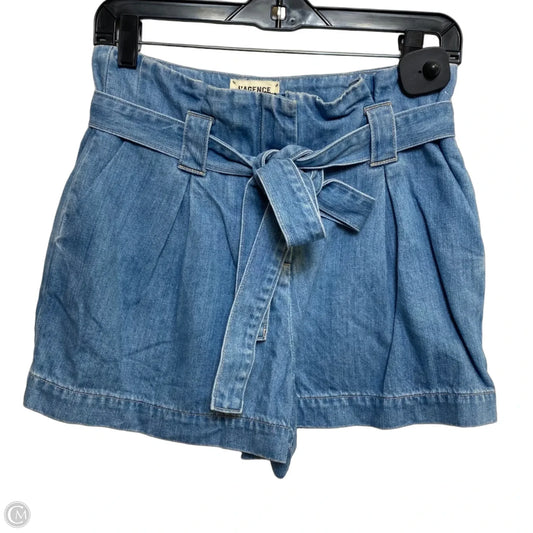 Shorts By L Agence In Blue Denim, Size: 2