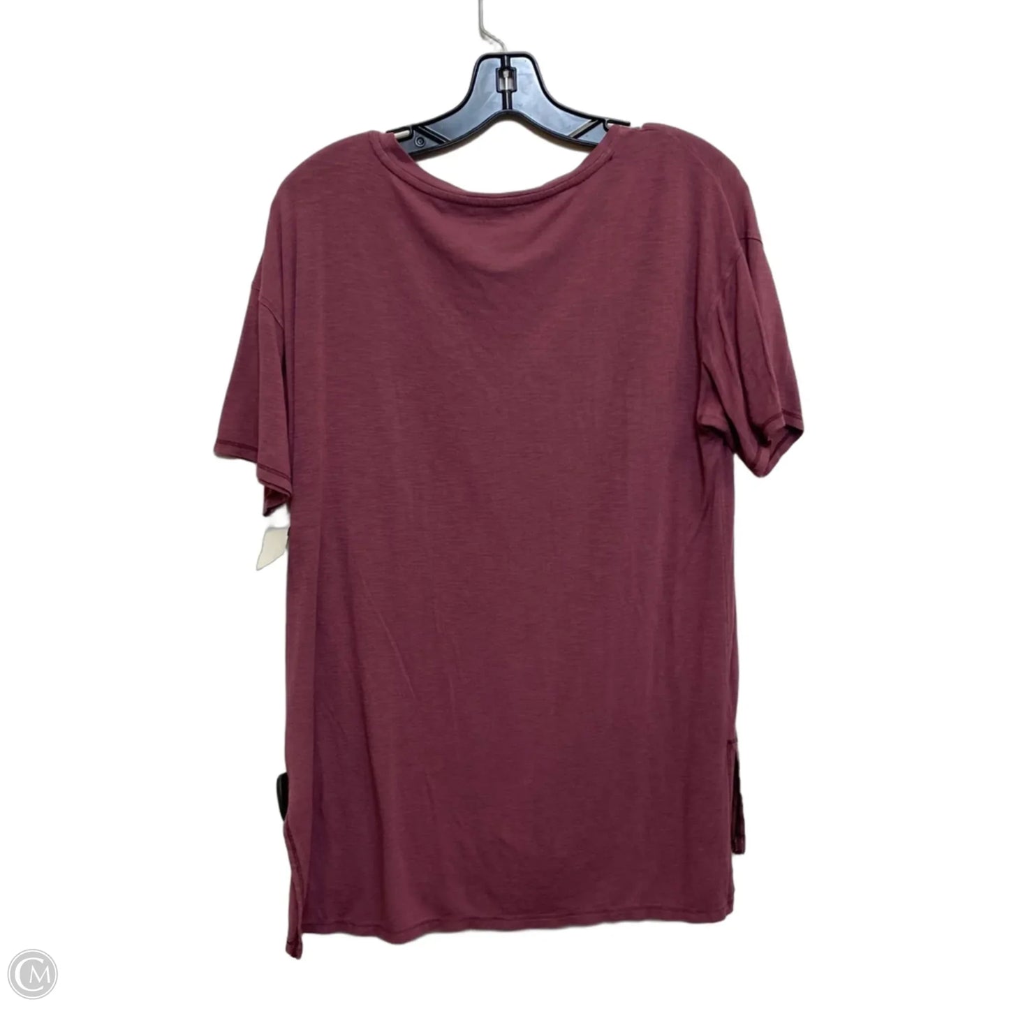 Top Short Sleeve Basic By American Eagle In Purple, Size: M