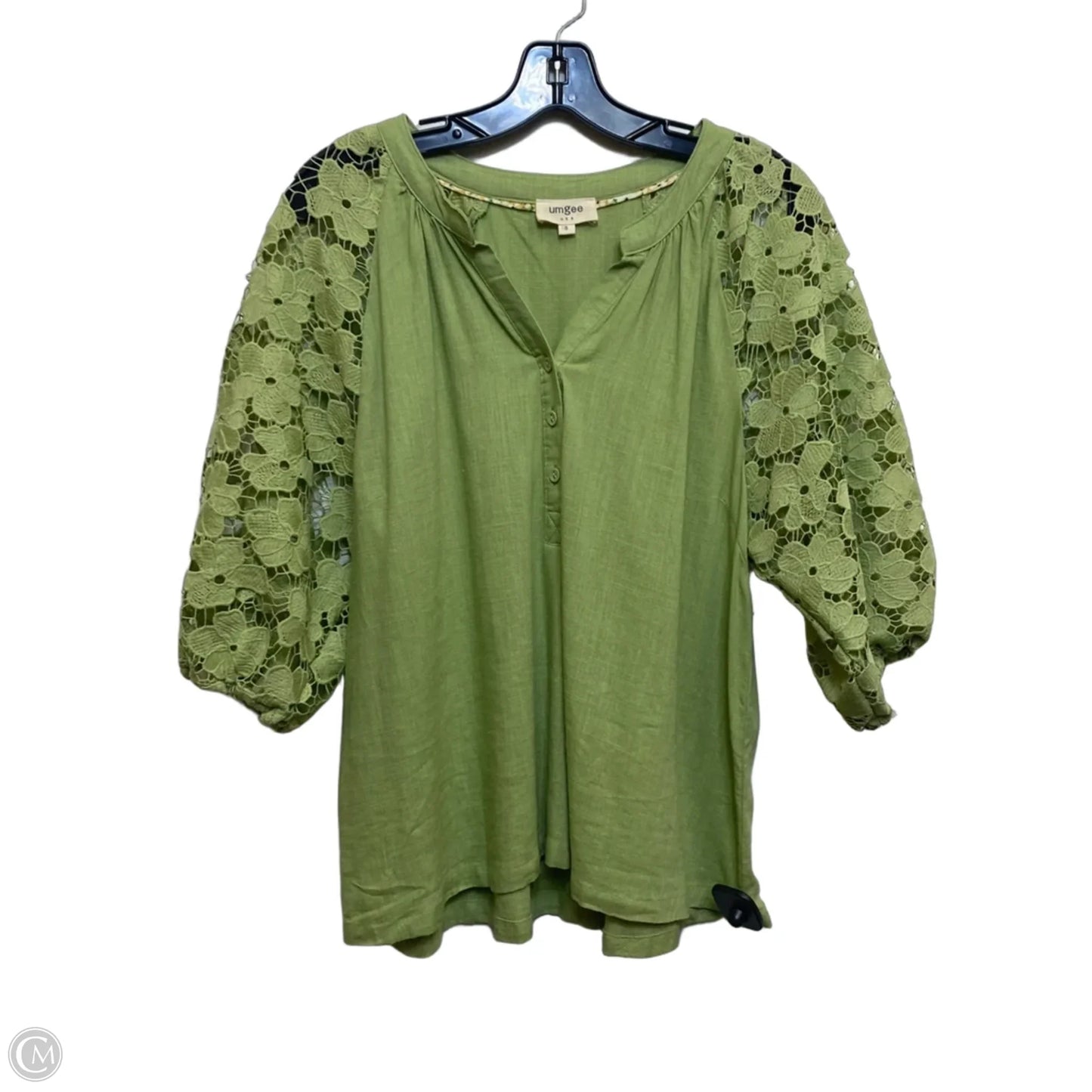 Top Short Sleeve By Umgee In Green, Size: S