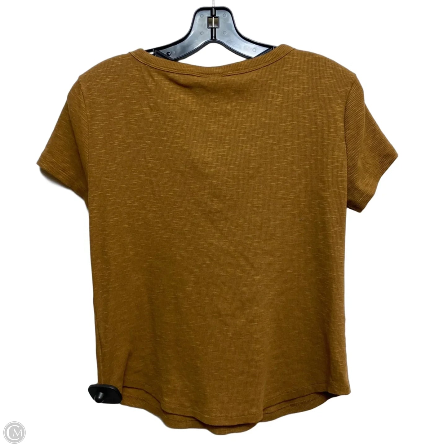Top Short Sleeve By Ana In Brown, Size: M
