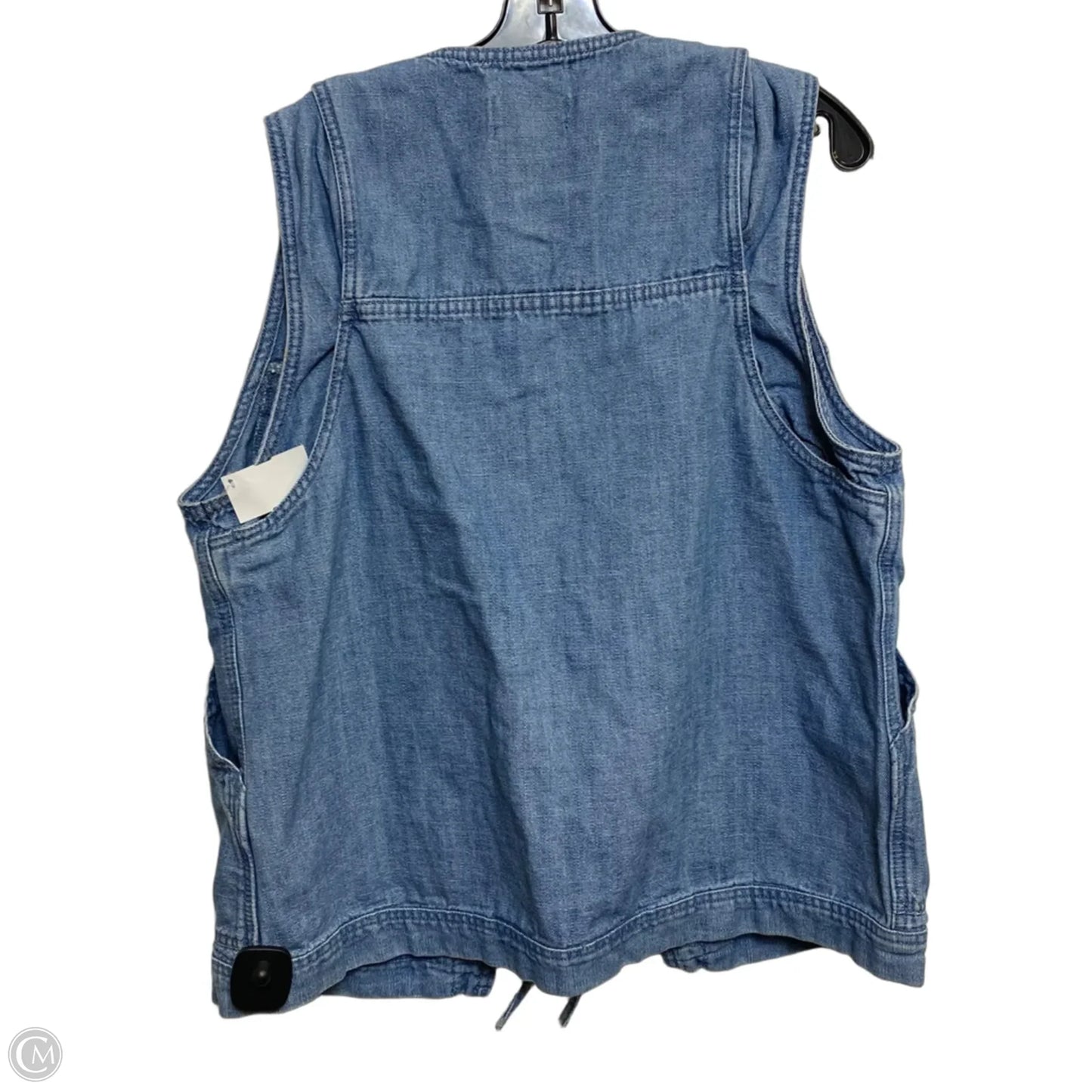 Vest Other By Universal Thread In Blue Denim, Size: M