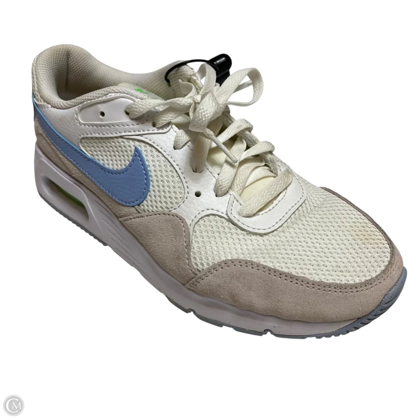 Shoes Sneakers By Nike In Blue & Cream, Size: 8