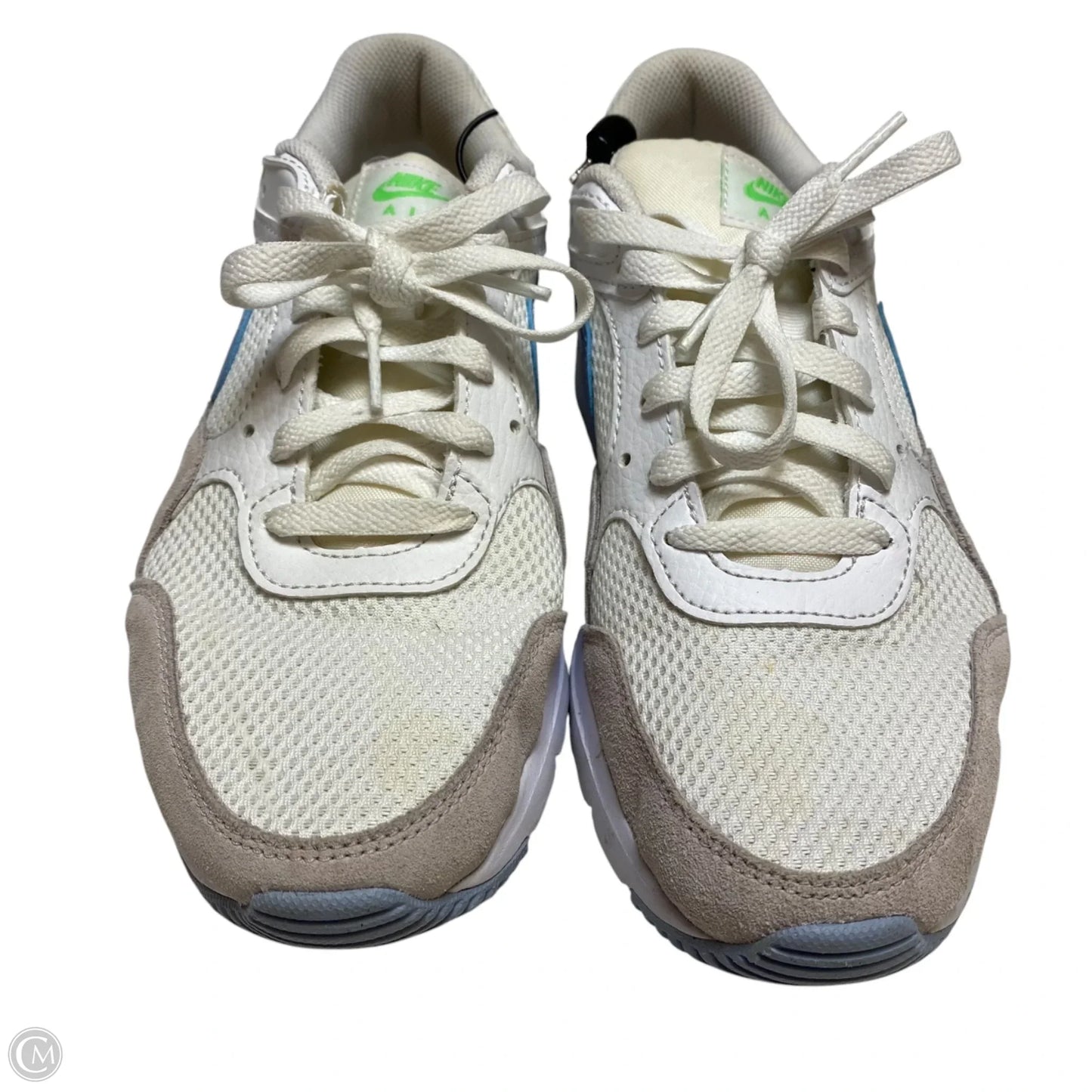 Shoes Sneakers By Nike In Blue & Cream, Size: 8