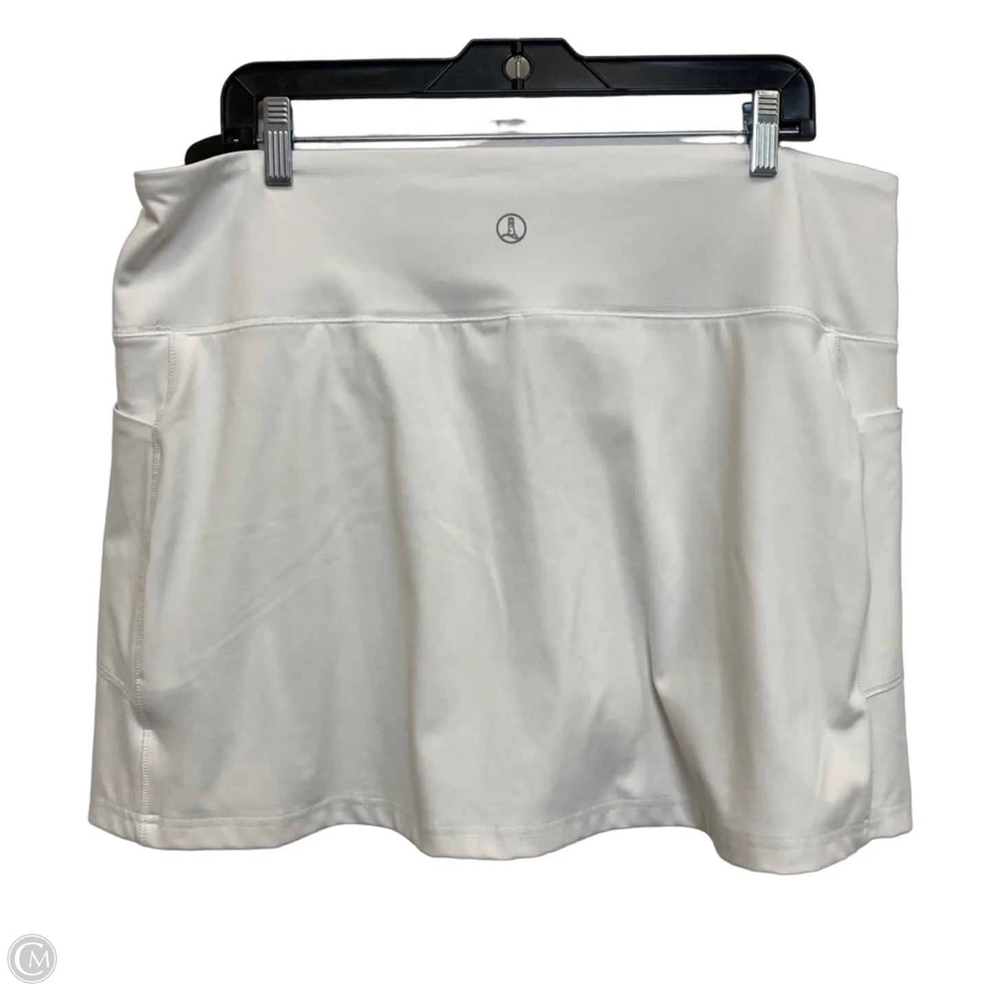 Athletic Skort By Lands End In White, Size: L