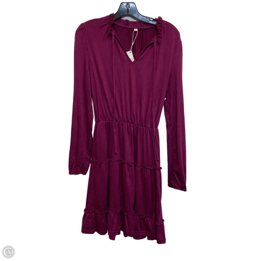 Dress Casual Short By Caracilia In Purple, Size: S