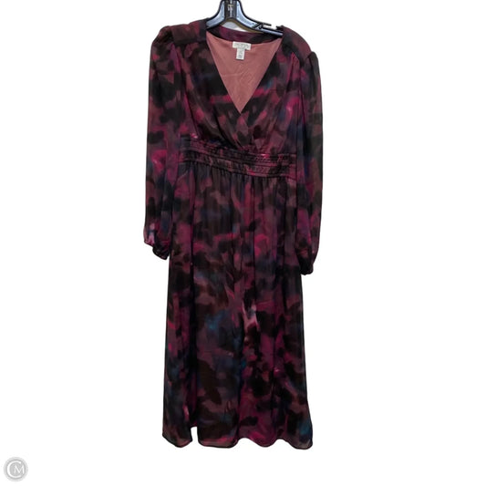 Dress Casual Maxi By Sofia By Sofia Vergara In Purple, Size: M