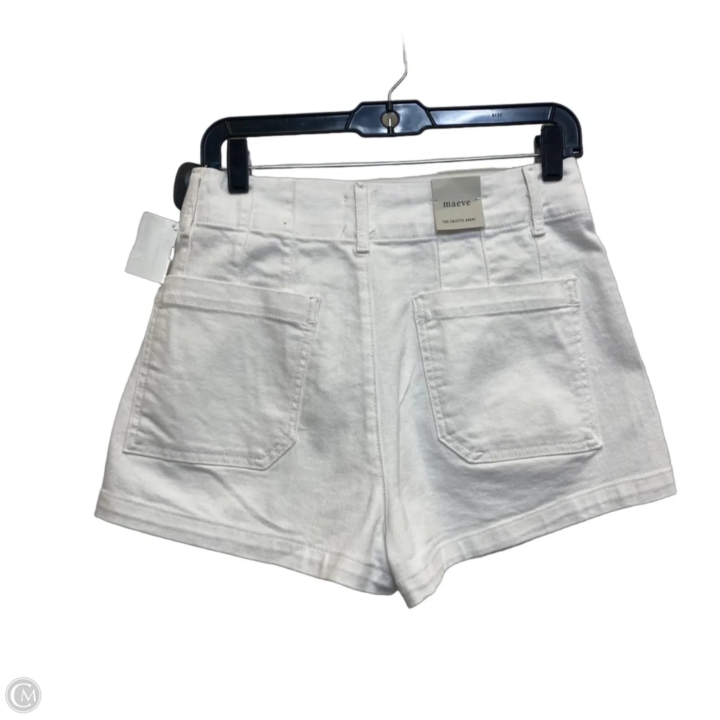 Shorts By Maeve In White Denim, Size: 8