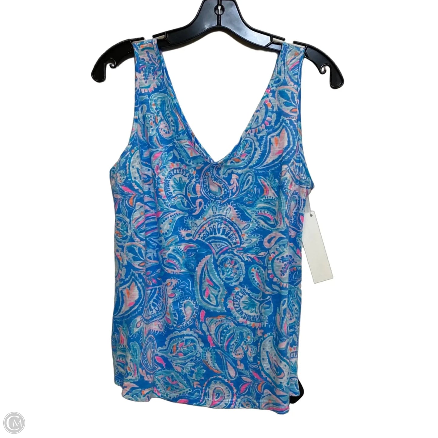 Top Sleeveless Designer By Lilly Pulitzer In Blue, Size: S
