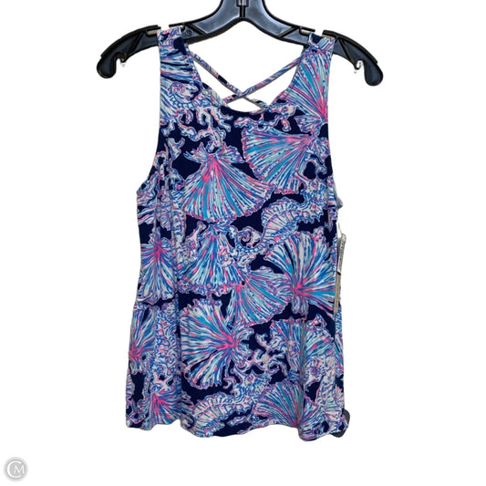 Top Sleeveless Designer By Lilly Pulitzer In Blue, Size: S