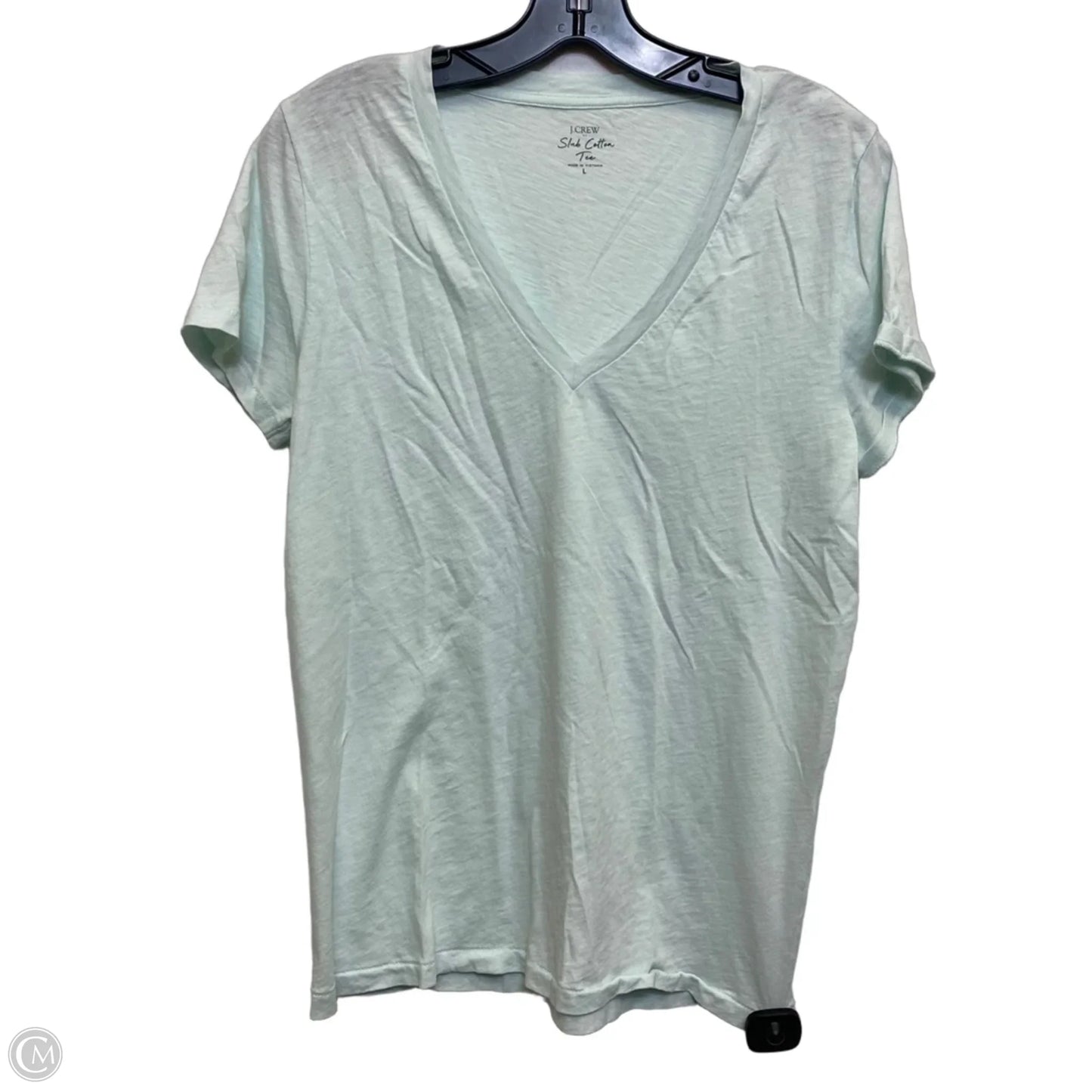 Top Short Sleeve Basic By J. Crew In Green, Size: L