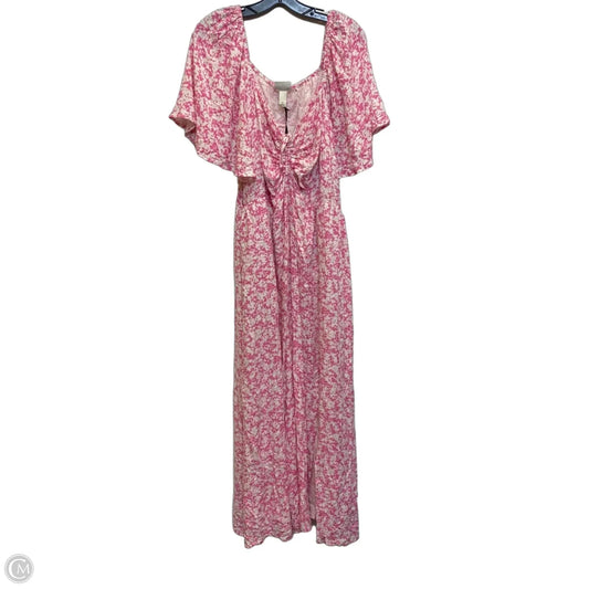 Dress Casual Maxi By Ava & Viv In Pink, Size: 1x