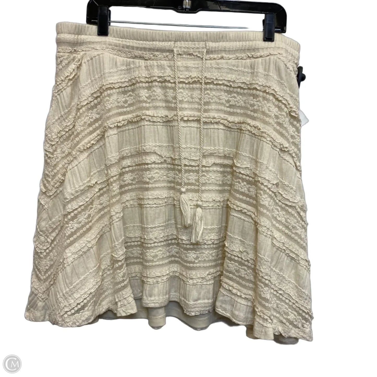 Skirt Mini & Short By Torrid In Tan, Size: 1x
