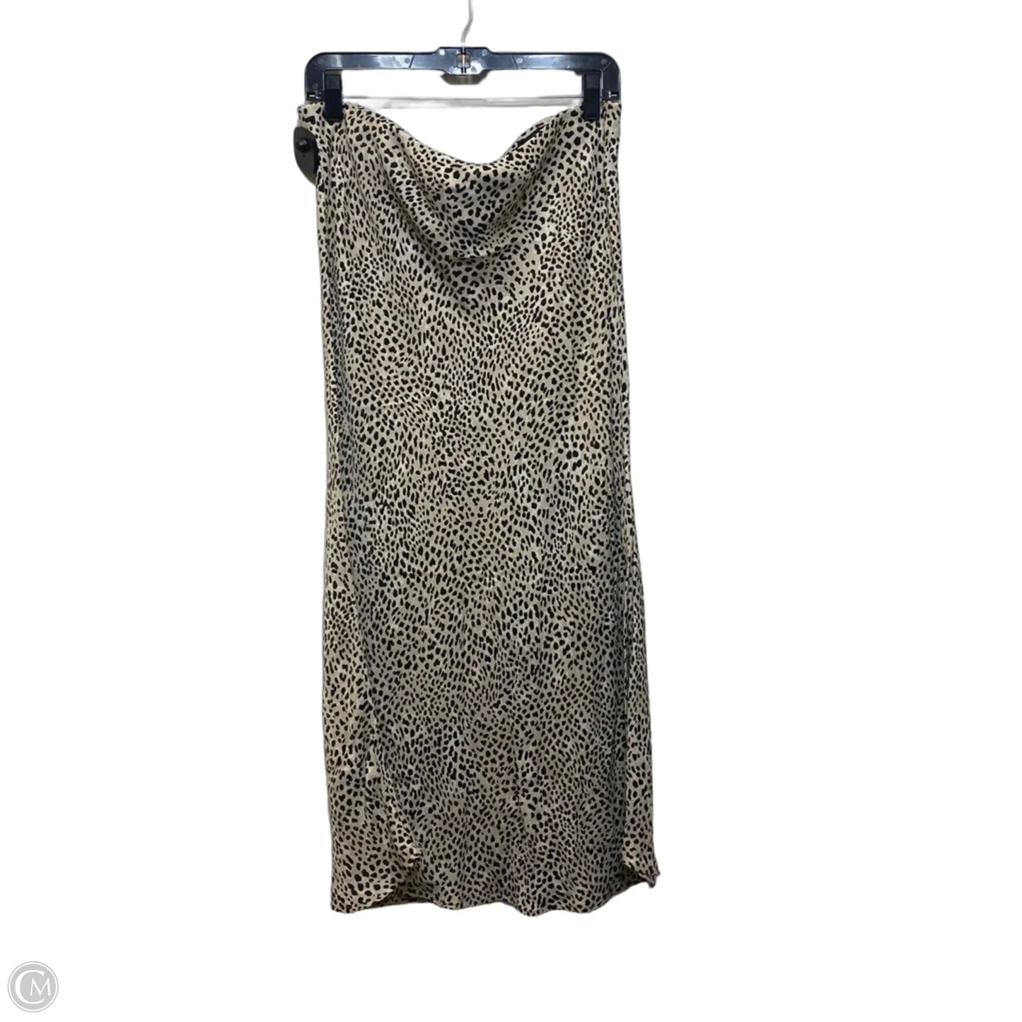 Skirt Midi By H&m In Animal Print, Size: L