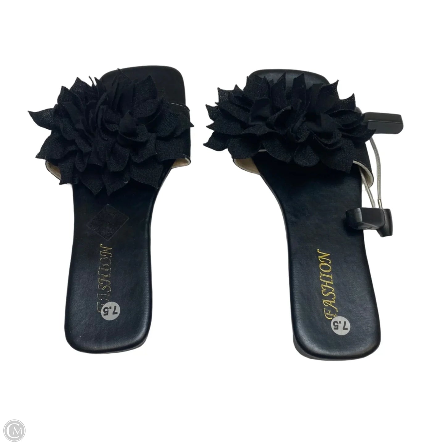 Sandals Flats By Cmf In Black, Size: 7.5
