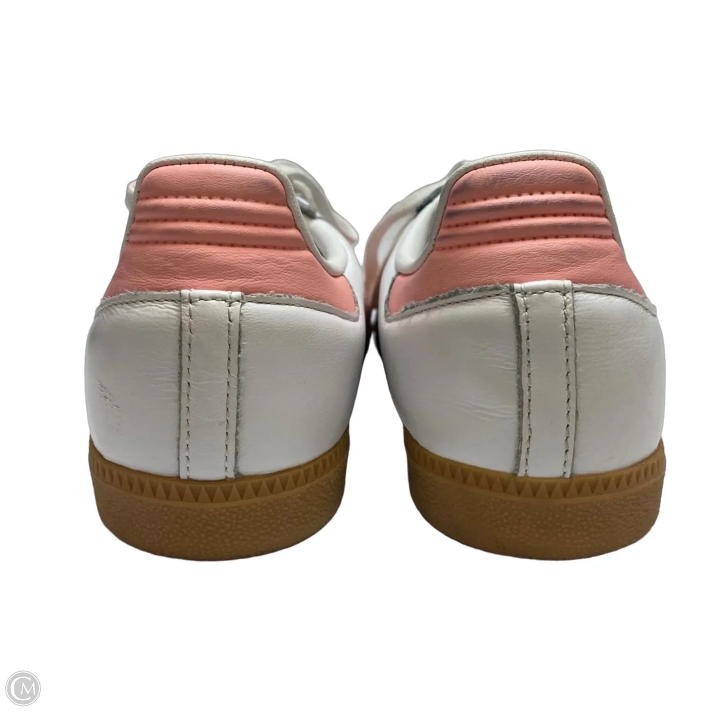 Shoes Sneakers By Adidas In Pink & White, Size: 7