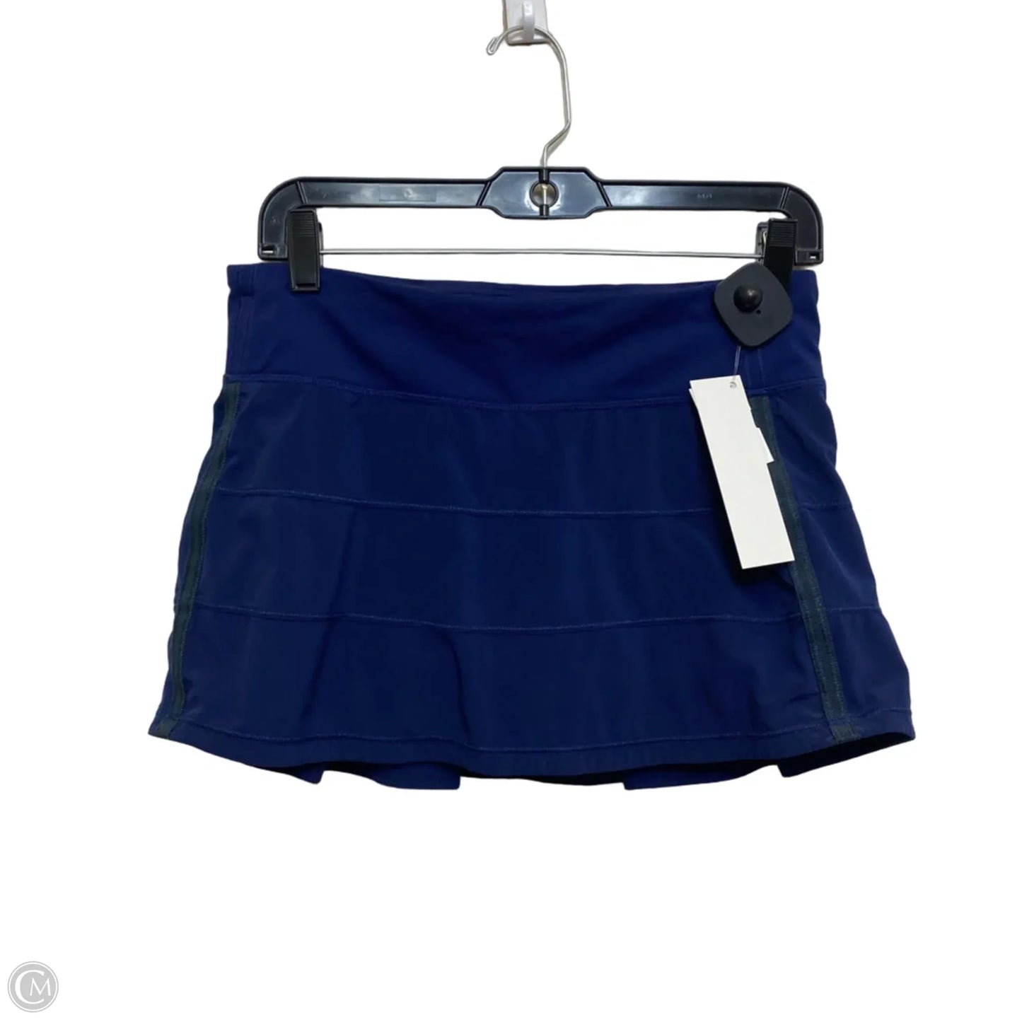 Athletic Skort Designer By Lululemon In Blue, Size: S