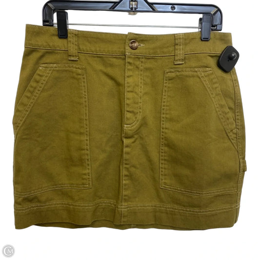 Skirt Mini & Short By Old Navy In Green Denim, Size: M