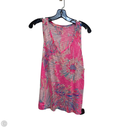 Top Sleeveless Designer By Lilly Pulitzer In Pink, Size: S