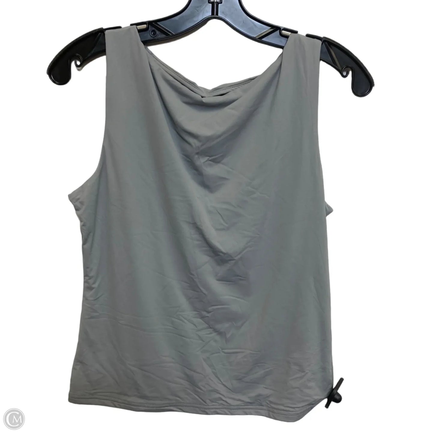 Top Sleeveless Basic By Darong In Grey, Size: L