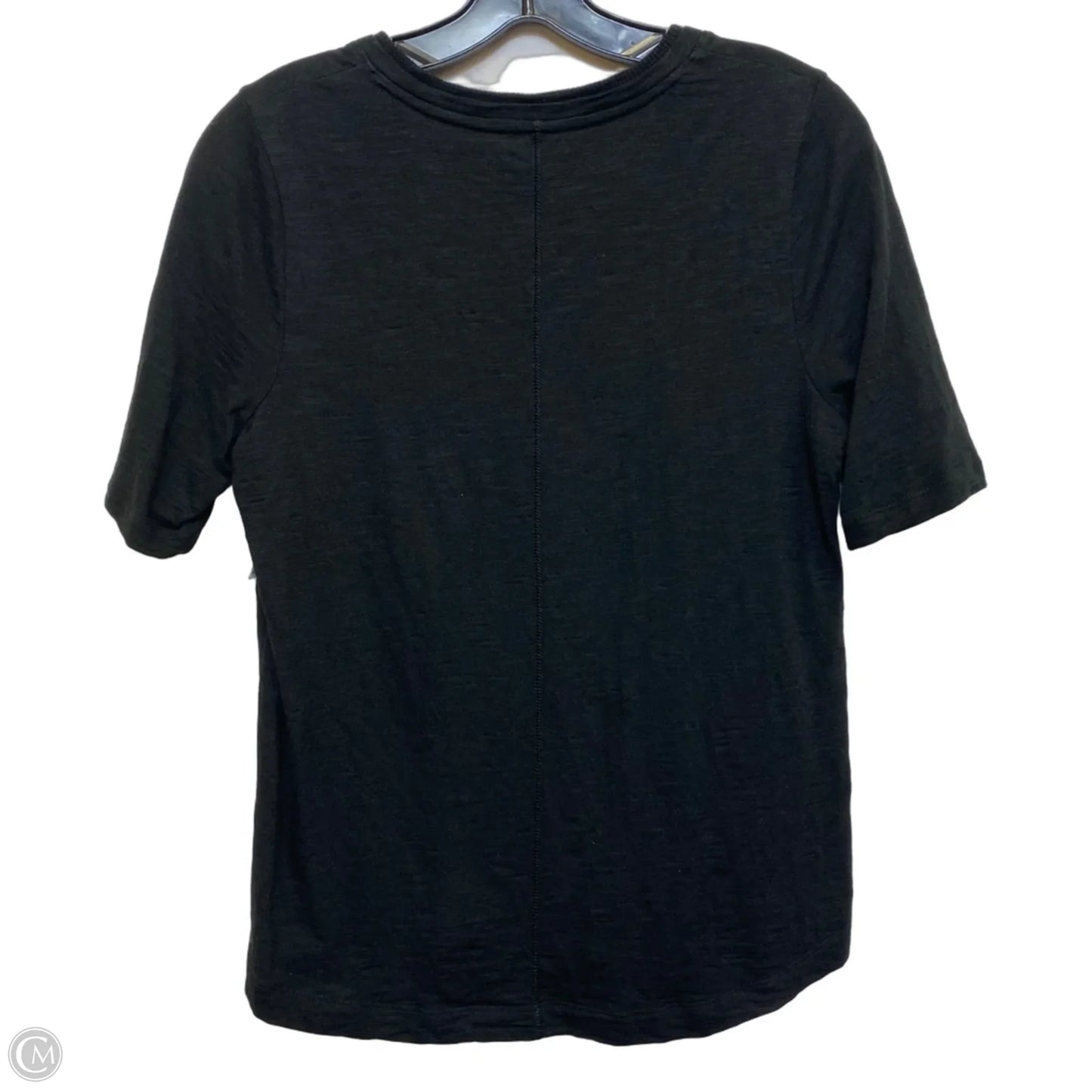 Top Short Sleeve Basic By Chicos In Black, Size: M