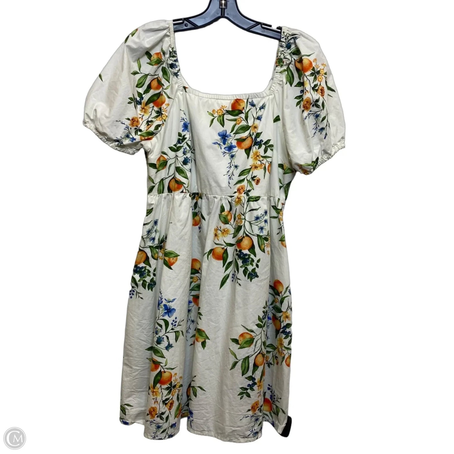 Dress Casual Short By Time And Tru In Cream, Size: L