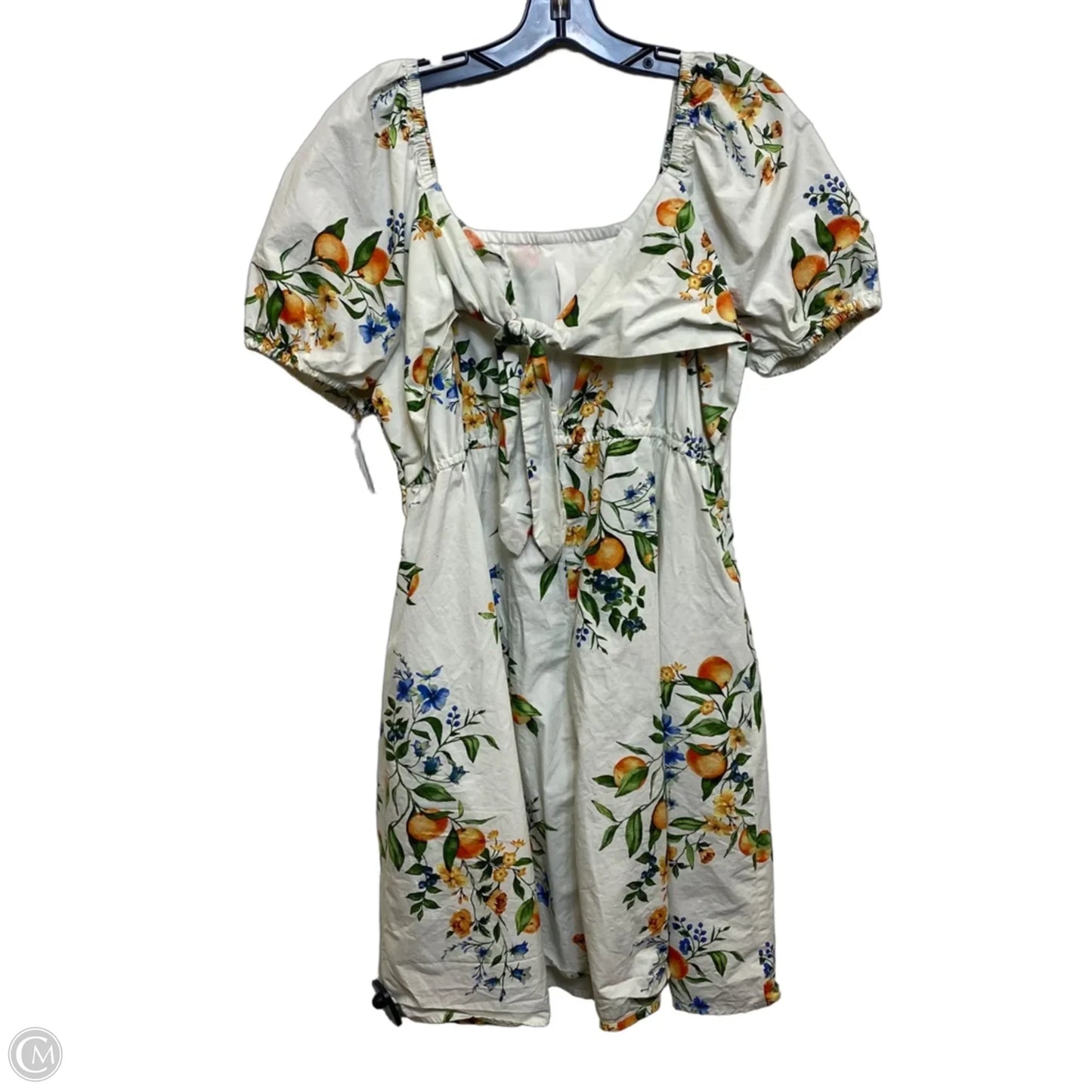 Dress Casual Short By Time And Tru In Cream, Size: L
