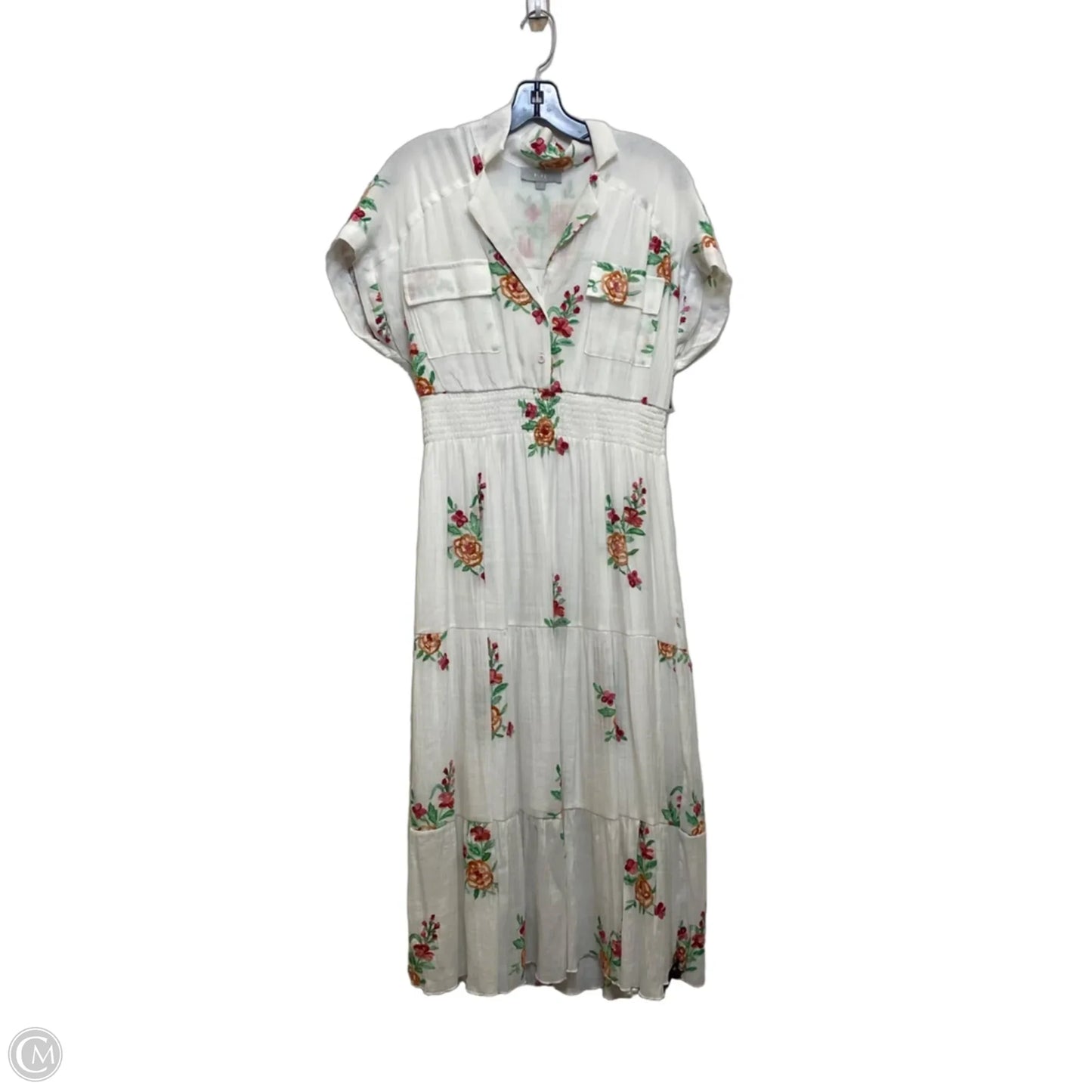 Dress Casual Maxi By J Gee In White, Size: L