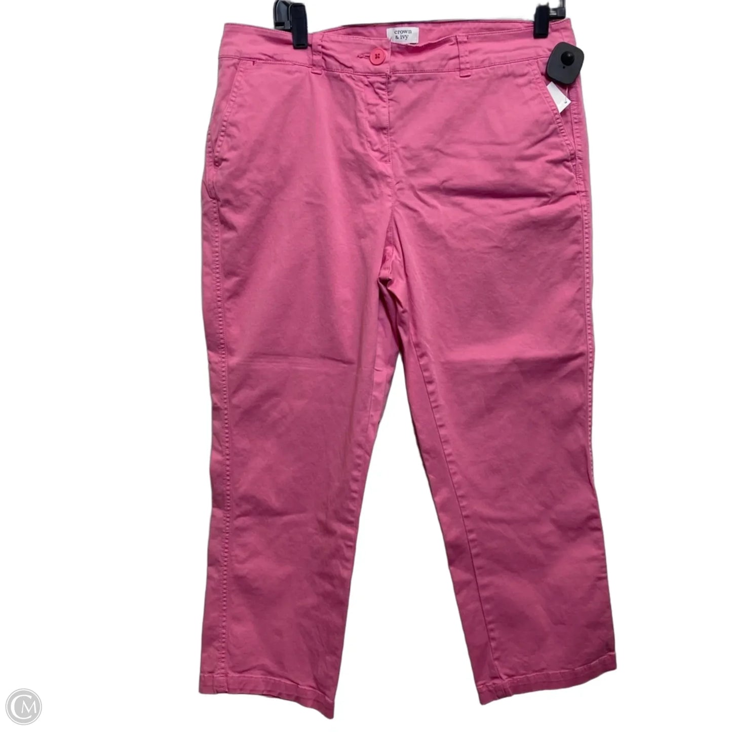 Pants Cropped By Crown And Ivy In Pink, Size: 10
