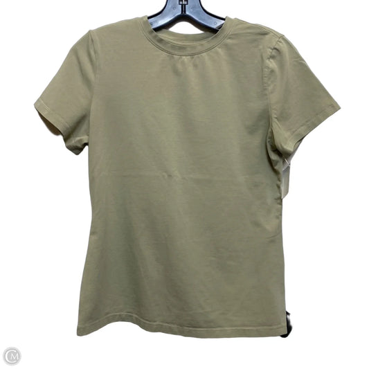 Top Short Sleeve Basic By A New Day In Green, Size: Xs